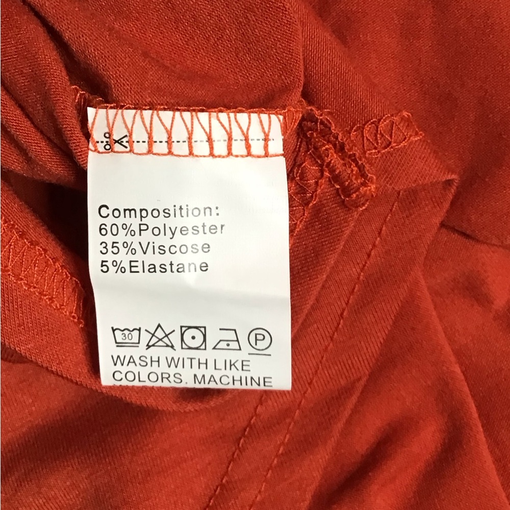Women's xl Casual Rust Top (0216) - Picture 7 of 7